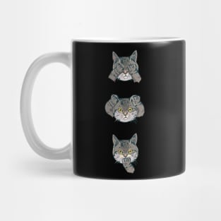 No Evil Cat Mug